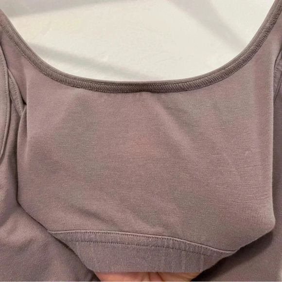 Lululemon Inner Glow Dress Lavender Practice Cotton Bodycon Size 6 Casual - Picture 11 of 16